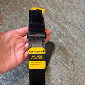 Carhartt Black Bridle Leather Belt